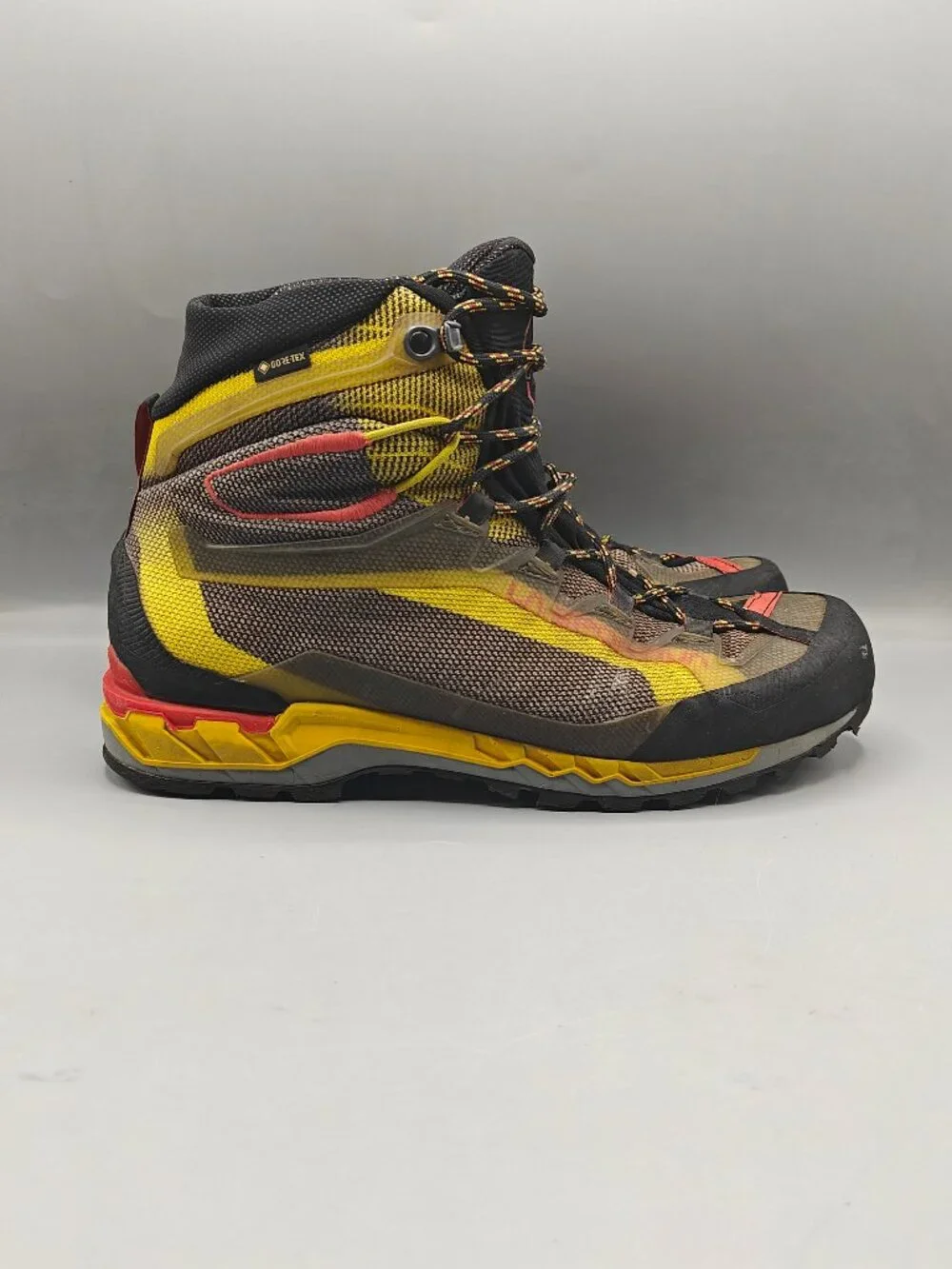 La Sportiva Trango Tech GTX Gore-Tex Hiking Boots Black Yellow Men's US 9